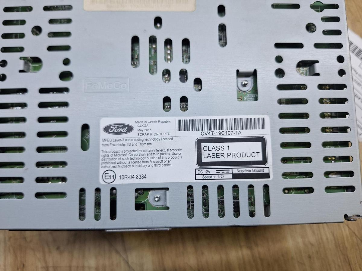 1000935849-Stereo Head Unit Part Number